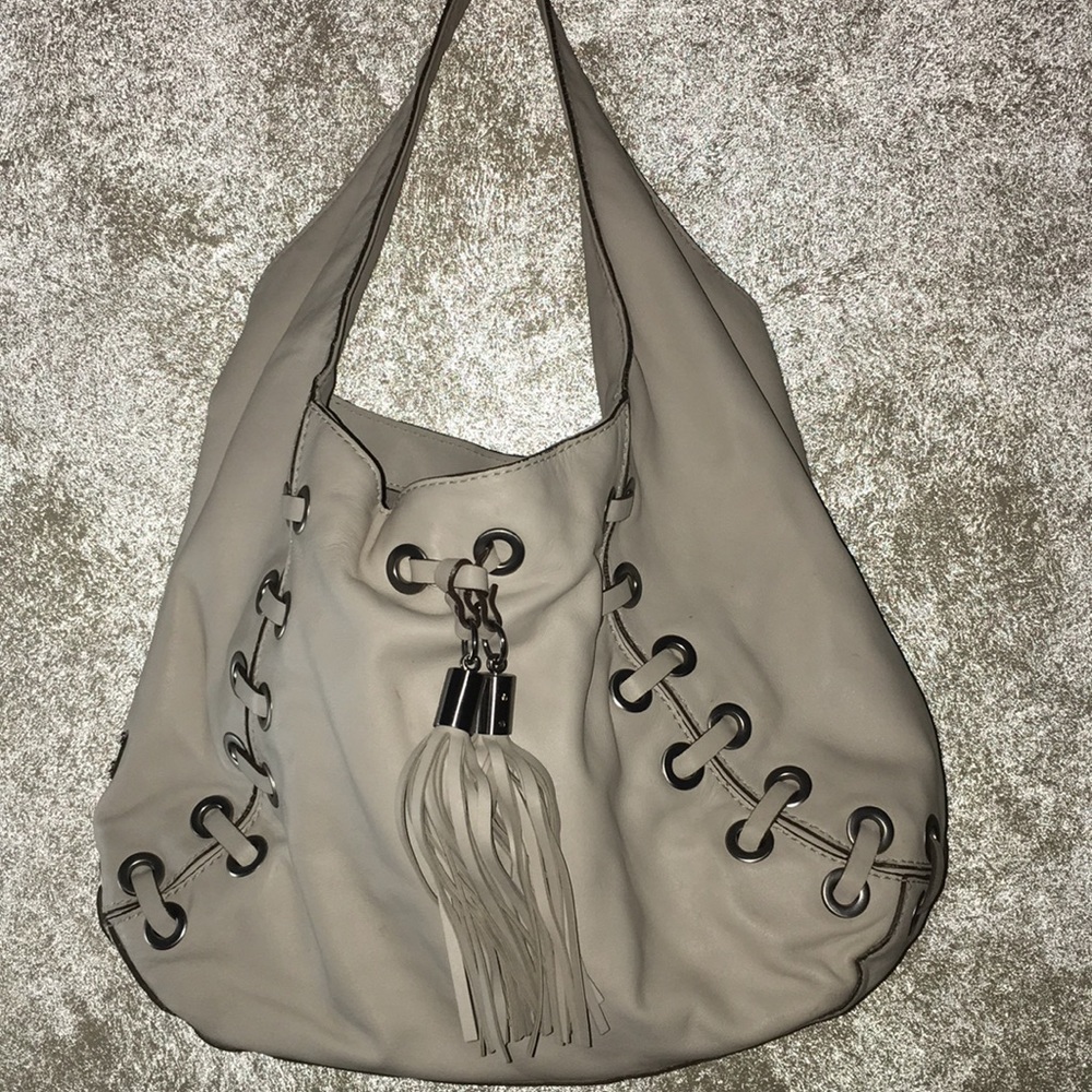 Michael Kors lace tassel shoulder bag